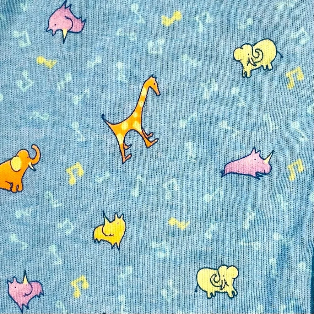 New Vintage Carters Sleeper Boys 3-6M Girls John Lennon Imagine Cotton Animals